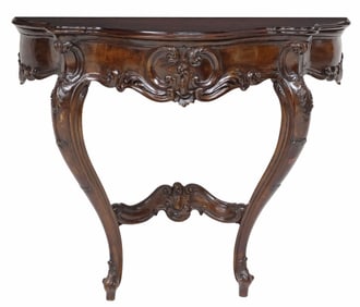 ITALIAN ROCOCO STYLE WALL-MOUNTED CONSOLE TABLE