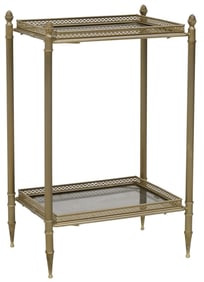 MAISON JANSEN STYLE TRAY-TOP SIDE TABLE