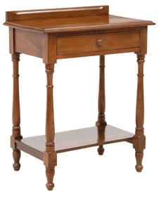 ENGLISH GEORGIAN STYLE MAHOGANY 1-DRAWER HALL TABLE