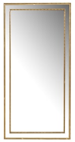 LARGE LOUIS XVI STYLE GILTWOOD MIRROR, 78" X 38.5"