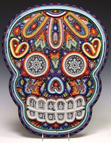 CHROMA AKA RICK WOLFRYD (B.1953) 'DAY OF THE DEAD 2024 FIBER OPTIC'