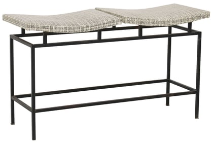 ITALIAN MID-CENTURY MODERN TWO-SEAT BENCH