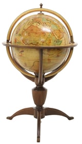 ITALIAN ZOFFOLI REGENCY STYLE BAR GLOBE