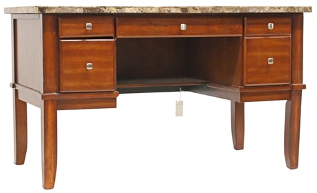 STEVE SILVER 'MONTIBELLO' MARBLE-TOP WRITING DESK