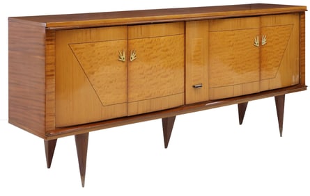 FRENCH MID-CENTURY MODERN MAHOGANY SIDEBOARD