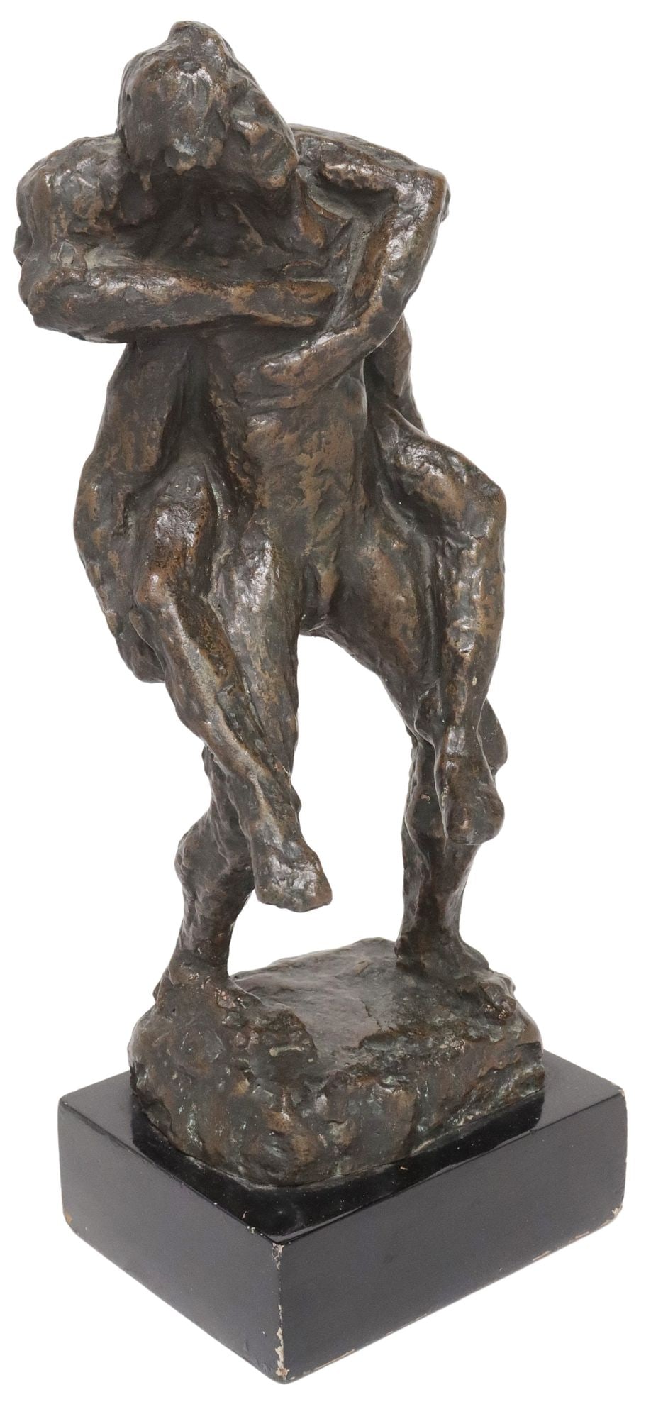 VICTOR SALMONES (1937-1989) BRONZE SCULPTURE, MAN & WOMAN (1 of 7)