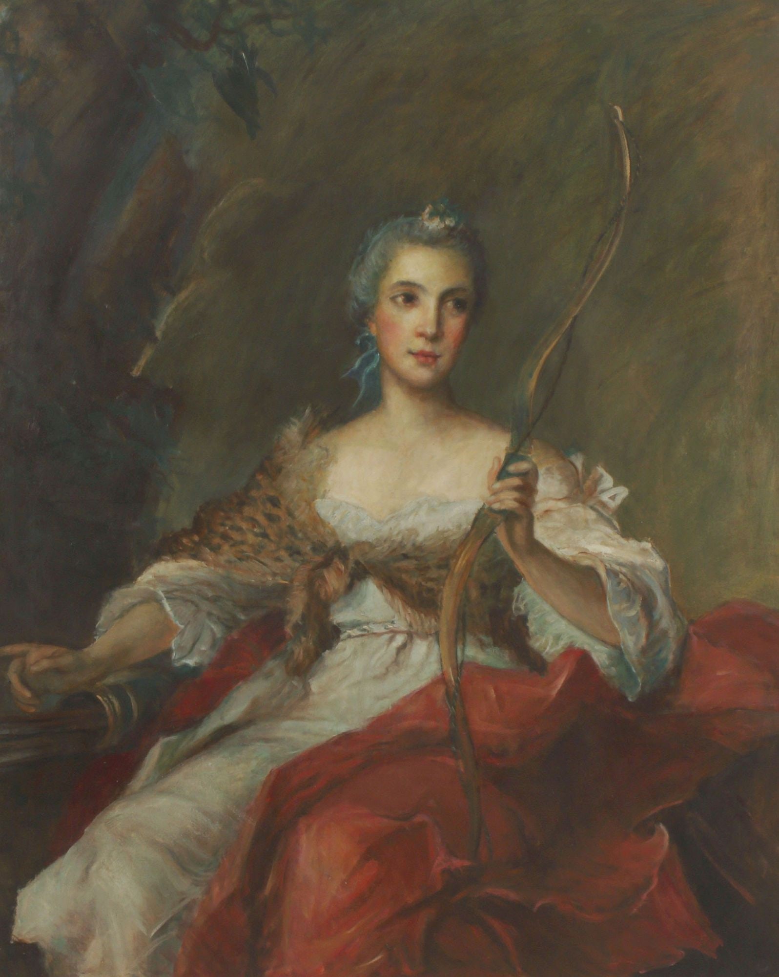 AFTER JEAN MARC NATTIER MADAME BERGERET DE FROUVILLE AS DIANA (1 of 6)