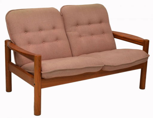 Danish Modern Teakwood Sofa Domino Mobler Danish Modern Teakwood Sofa Domino Mobler