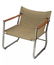 PAIR DANISH MODERN CHROMED STEEL & LEATHER CHAIRS - 2