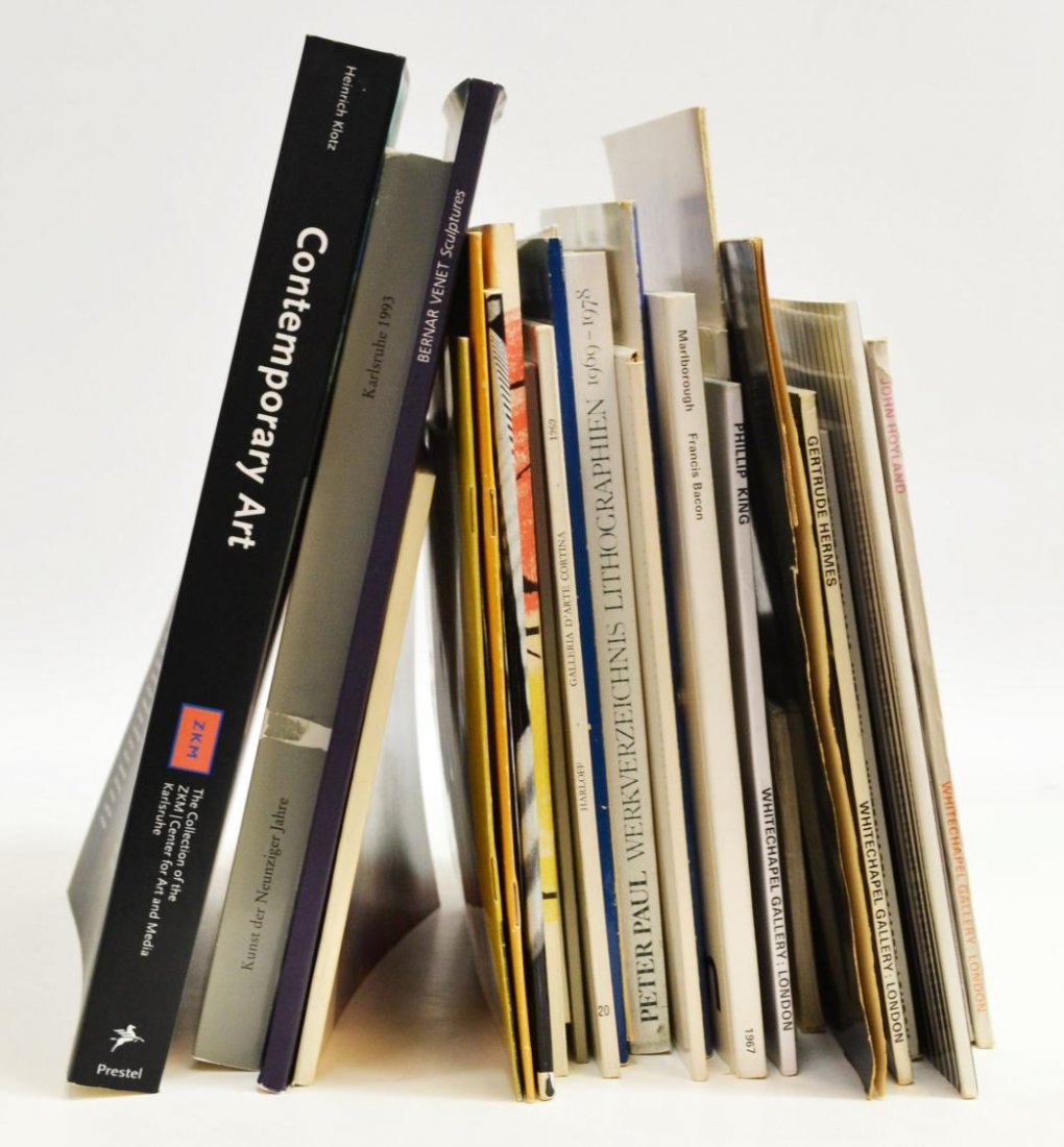 HUGE COLLECTION OF ART CATALOGS & BOOKS, 1960'S-90: (lot) Large collection of art gallery exhibition catalogs and books, 1964-1997, highlights include: (1) Rufino Tamayo, Museo de Arte Moderno, Mexico, 1964, exhibition catalog; (1) Francis Bacon Recent