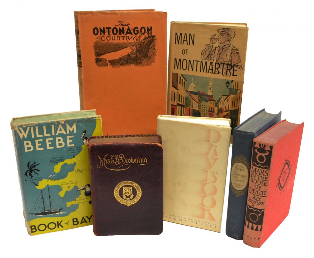 (7) COLLECTION OF LITERATURE, DAYBOOK, ANNE TRUITT: (lot of 7) Collection of literature, comprising: (1) "Daybook, The Journal of an Artist", by Anne Truitt, 1982; (1) "The Poems of Elizabeth Barrett Browning", Frederick Warne and Company, London, New
