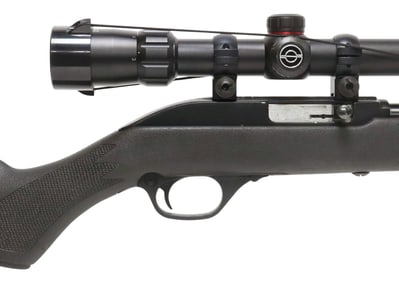 MARLIN MODEL 60 RIFLE, .22LR, SIMMONS 3X9 SCOPE, 95%+