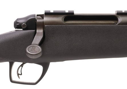 REMINGTON MODEL 783 RIFLE, .243 CALIBER, EXCELLENT: Remington Model 783 Rifle, Bolt Action, .243 caliber, 20" barrel, scope mounts, black synthetic stock, detachable four round magazine, sling mounts, recoil pad, matte black finish, stock and
