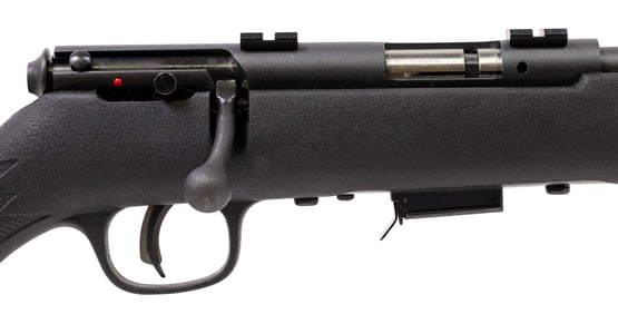 SAVAGE 93R17 RIFLE, .17 HMR CALIBER, EXCELLENT CONDITON