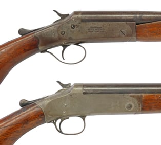 (2) HARRINGTON & RICHARDSON & J. STEVENS SHOTGUNS, 12GA & 20GA