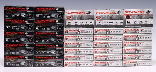 (205) AMMO, 12GA. WINCHESTER DEFENDER & OO BUCKSHOT