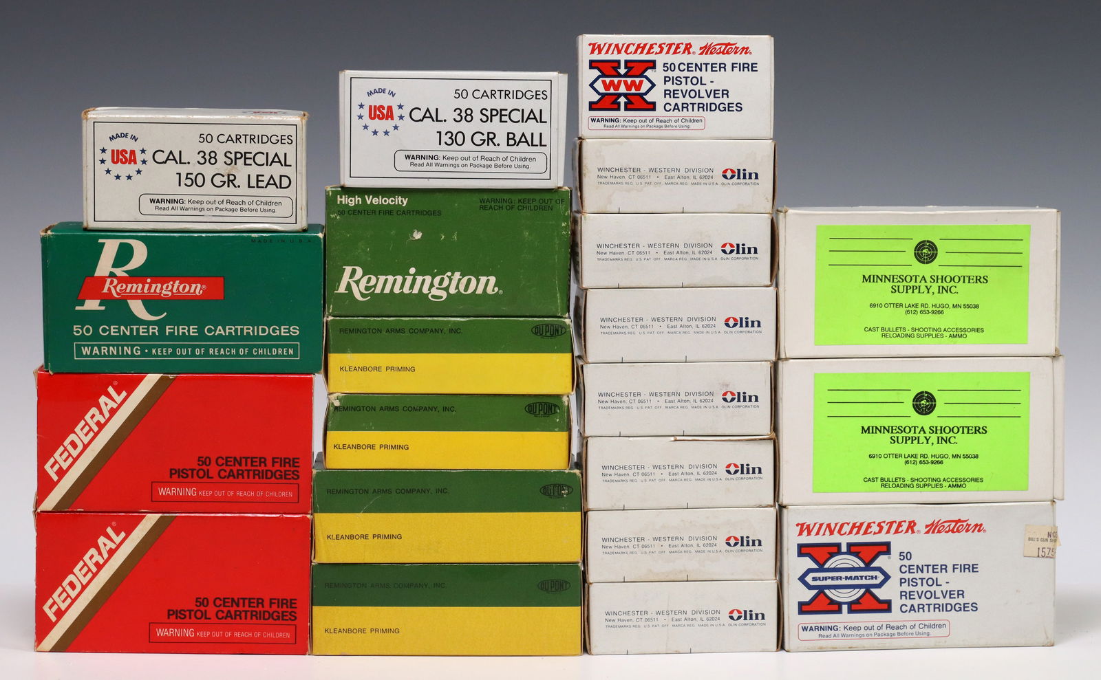 (1004) AMMO, .32 SMITH & WESSON LONG & .38 SPECIAL (1 of 2)