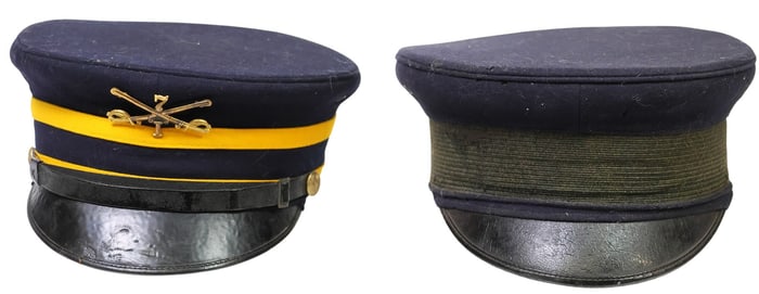 (2) U.S. ARMY MODEL 1902 DRESS CAPS