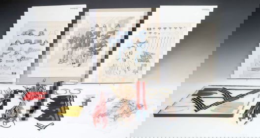 U.S. 1905 UNIFORM PIPING, HAT BANDS, HAT CORDS, SOLDIER PRINTS, MORE