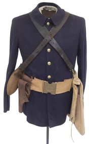 U.S. ARMY C. 1900 UNIFORM COAT & ACCOUTREMENTS