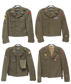 (4) U.S ARMY WWII ERA EISENHOWER JACKETS