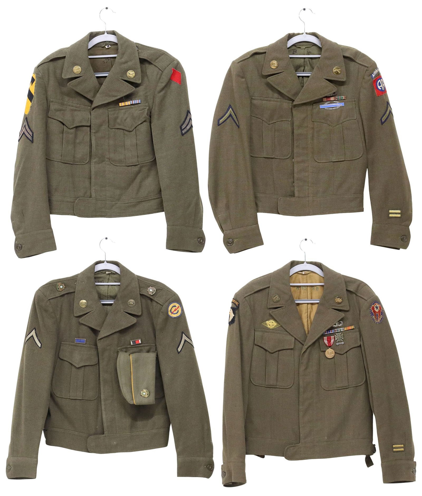 (4) U.S ARMY WWII ERA EISENHOWER JACKETS (1 of 12)