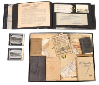 WW1 ARCHIVE OF MACHINE GUN BATTALION SGT., PHOTOS, DIARY