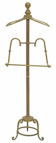 BRASS ADJUSTABLE CLOTHING VALET