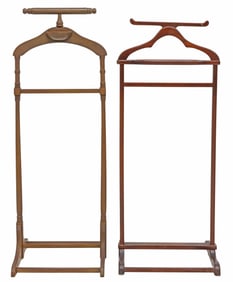 (2) WOOD CLOTHES VALET