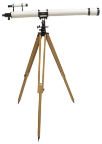 (3) UNITRON MODEL 140 3" REFRACTOR TELESCOPE, TRIPOD, INSTRUCTIONS