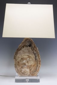 GEOLOGICAL PETRIFIED WOOD SPECIMEN 1-LT TABLE LAMP