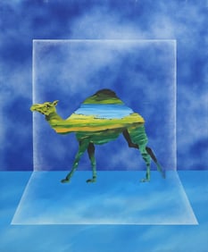 GIANNI CELANO GIANNICI (1941-2020) PAINTING CAMEL