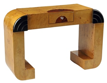 ART DECO STYLE INLAID CONSOLE TABLE
