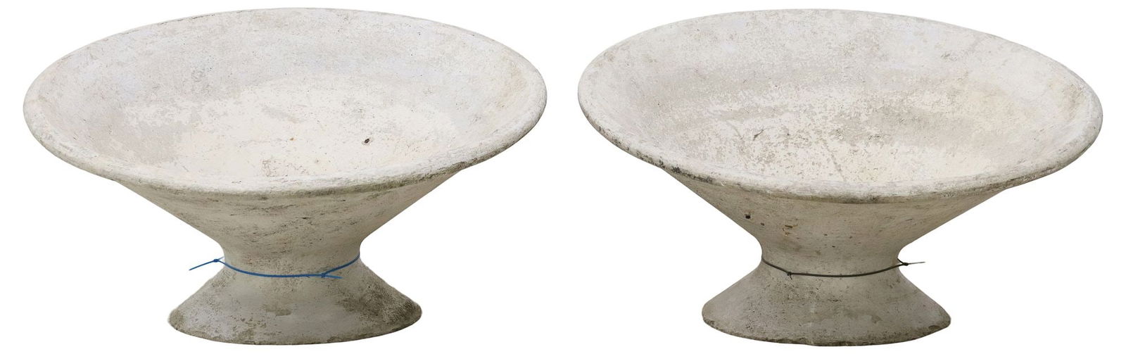 (2) MANNER OF WILLY GUHL MODERNIST OFF-KILTER PLANTERS (1 of 3)