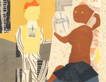 MAX PAPART (1911-1994) LITHOGRAPH IN COLORS 'VANITE'