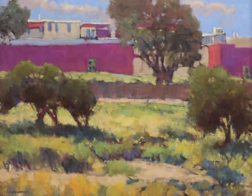 JOSEPH NORDMANN (1922-2015) OIL PAINTING, CALIFORNIA STATE UNIVERSITY
