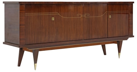 FRENCH MID-CENTURY MODERN LACQUERED SIDEBOARD