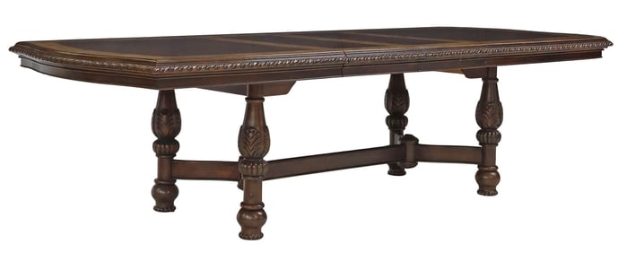 STEVE SILVER COMPANY 'ANTOINETTE' EXTENSION DINING TABLE