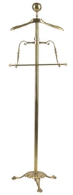 VINTAGE BRASS GENTLEMAN'S VALET STAND