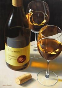 DMITRI ANNENKOV (B.1965) GUENOC CHARDONNAY, 39.5" X 27.5"