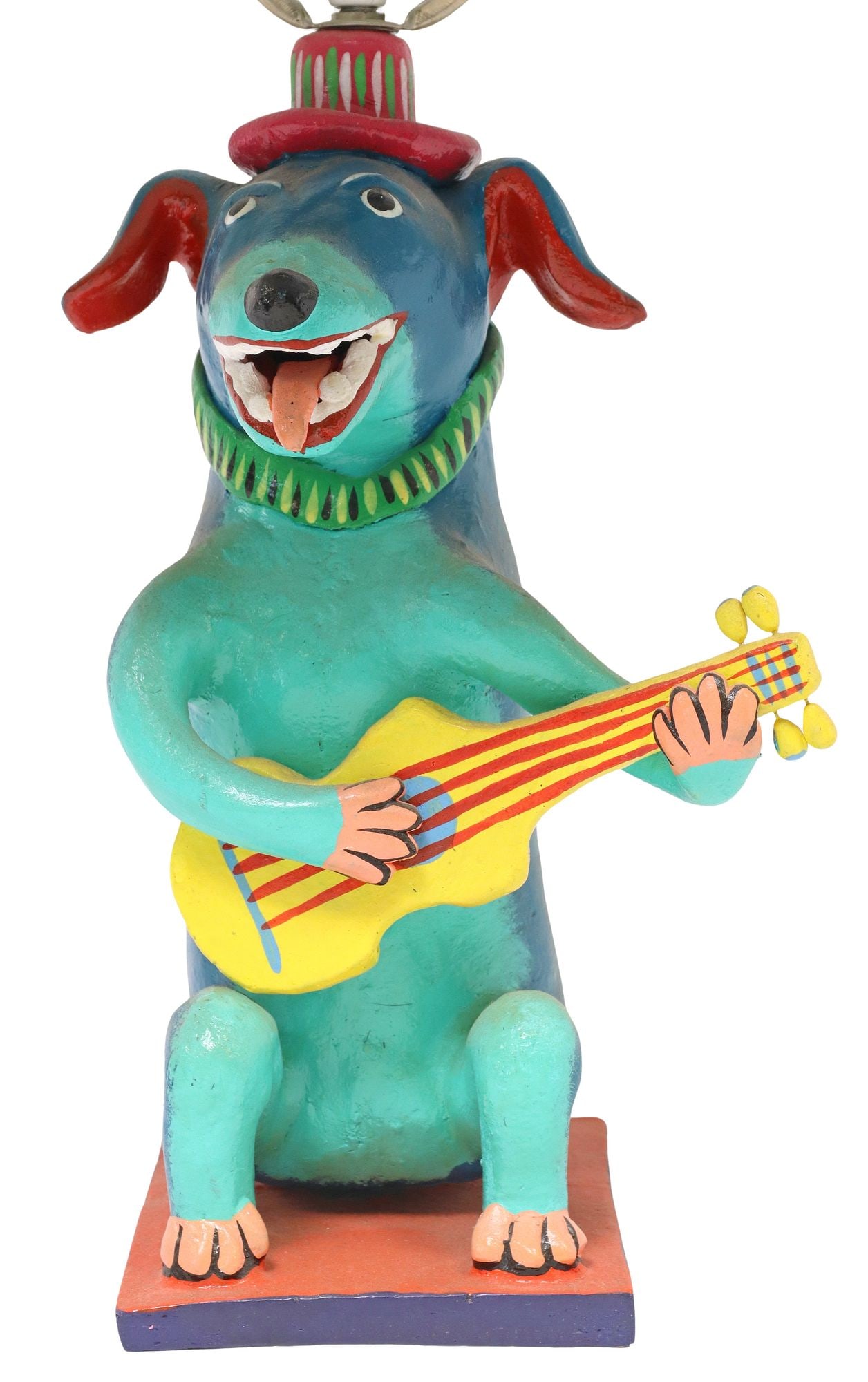 ORTEGA'S MEXICO FOLK ART POTTERY FIGURAL 1-LIGHT TABLE LAMP (1 of 5)