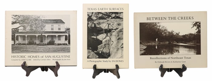 (3) ENCINO PRESS TEXAS PHOTOGRAPHY BOOKS, 1 SIGNED 'BETWEEN THE CREEKS'