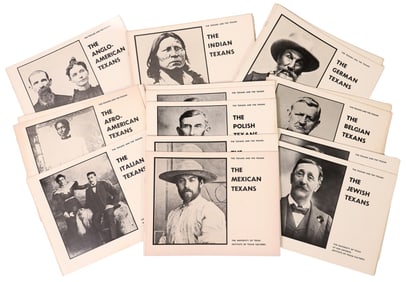 (18) BOOKLETS, HISTORIC BACKGROUND OF TEXANS