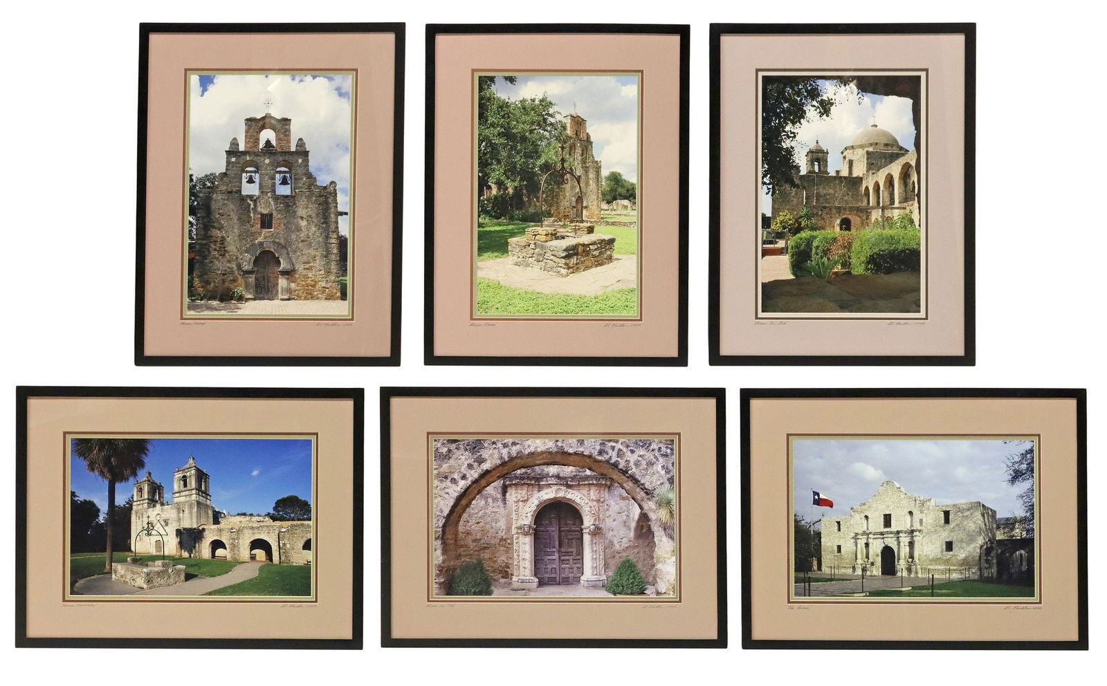 (6) A.C. KANDLER (20TH C.) PHOTOGRAPHS SPANISH MISSIONS OF TEXAS (1 of 9)