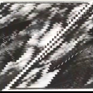 KEITH CARTER (B.1948) GELATIN SILVER PRINT 'WATER WITCHING' 1996: Framed gelatin silver print on paper, "Water Witching," c.1996, signed lower right Carter (Keith Carter, American, b.1948), moisture staining lower edge of mat, sight: approx 15.5"h, 15