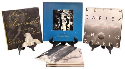 (6) KEITH CARTER PHOTOGRAHIC STUDIES BOOKS, MANY SIGNED