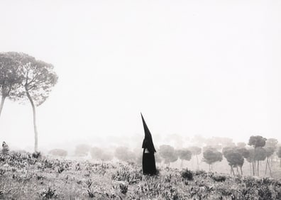 GEORGE KRAUSE (B.1937) GELATIN SILVER PRINT 'FOG, ALCALA, SPAIN'
