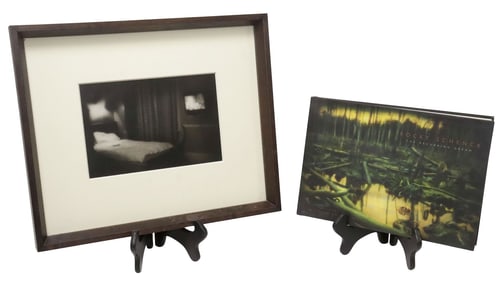 (2) ROCKY SCHENCK (B.1955) GELATIN SILVER PRINT & SIGNED MONOGRAPH