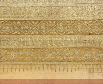 FRAMED INDONESIAN CEREMONIAL TAPIS SARONG