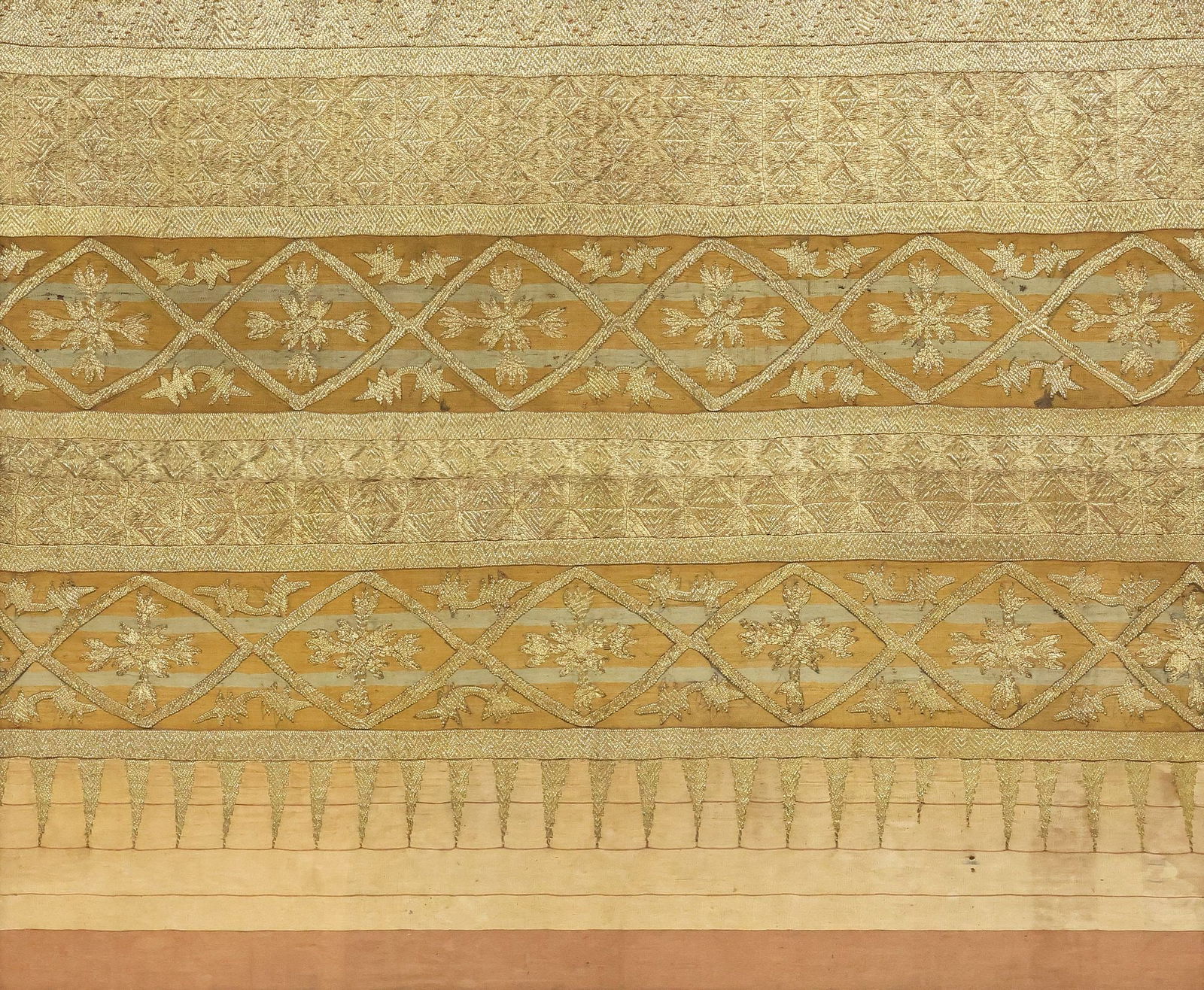 FRAMED INDONESIAN CEREMONIAL TAPIS SARONG (1 of 3)